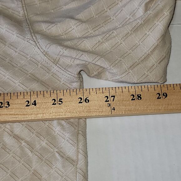 Red Macaw Mens Polo Shirt 3XLT Beige Patterned Short Sleeve - Picture 8 of 12